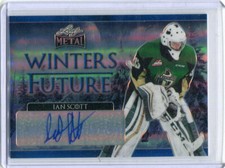 2016-17 Leaf Metal Winters Future Autographs Blue Ian Scott Auto