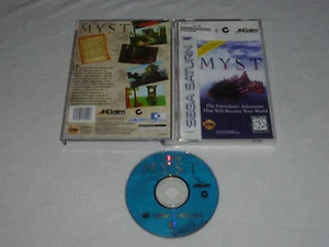 BOXED SEGA SATURN VIDEO GAME MYST COMPLETE W CASE & MANUAL ACCLAIM  - Picture 1 of 1