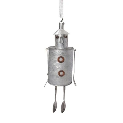 Sunset Vista Designs 14378 Small Tin Man Bouncy Hanging Decoration,12x4 - Image 1 of 2