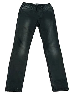 Designer Up! 360 Compression Denim Jeans Charcoal Black Style65994 US 4 UK 12 - Picture 1 of 12
