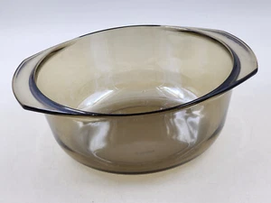 Cazuela redonda de vidrio ARCUISINE VINTAGE Francia 2,5 cuartos/2,37 L - Imagen 1 de 8