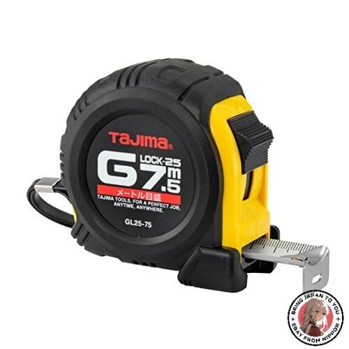 New Tajima Convex 7.5m×25mm G-Lock 25 GL2575BL - Image 1 of 1