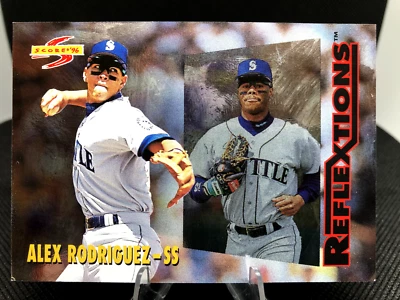 ALEX RODRIGUEZ KEN GRIFFEY JR. 1996 Score REFLEXTIONS #2 - Image 1 of 2