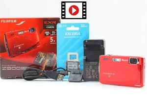 ⏯FUJIFILM Finepix Z900EXR Digitalkamera 16,0 MP rot 5x Zoom Exc+5 aus JAPAN - Bild 1 von 13