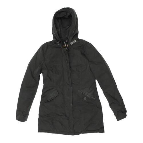 DIOR Cappotto imbottito Woolrich donna nero con cerniera Vintage High End Designer Cappuccio Vintage Vintage