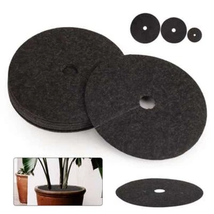 12Pc 15-32cm Mulch Ring Tree Protector Mats Disc Shrub Tree Guard Weeding Pads - Picture 1 of 15