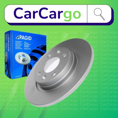 Pagid Solid Front Brake Discs Pair Renault Sandero/Stepway 1.4 2009-2024 259 mm — 第 1/4 张图片