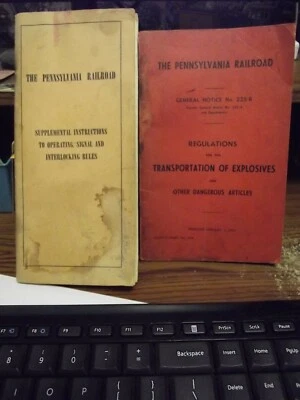 1941 Pennsylvania Railroad regulations for the transportation of explosives 020 - Image 1 of 4