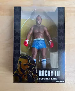 FIGURA CLUBBER LANG NECA 40 ANIVERSARIO SERIE 1 ESCALA 7" AZUL ROCKY III - Imagen 1 de 5