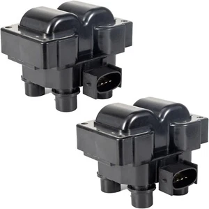  Set of 2 Ignition Coil Pack Compatible with Ford Lincoln Mazda Mercury F150  - Picture 1 of 7