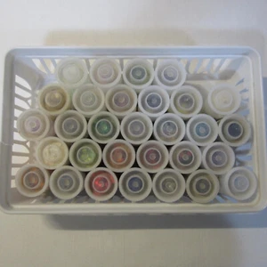 Sequin Lot of 30 Containers in a Variety of Colors for Crafting and Sewing - Picture 1 of 7