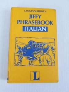 Langenscheidt's Jiffy Phrasebook: Italian (1986, Vinyl Bound) - Picture 1 of 8
