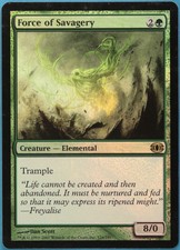 Force of Savagery FOIL Future Sight PLD Green Rare CARD (246384) ABUGames