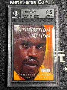 1998-99 Skybox Premium Intimidation Nation #1 Shaquille O'Neal BGS8.5 - Picture 1 of 2