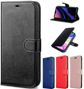 Case For iPhone 15 14 Pro Max 11 13 12 Mini 7 8Plus XR Leather Flip Wallet Cover - Picture 1 of 14