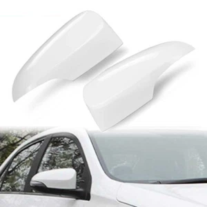 White 2Pcs Side Mirror Covers Caps For Toyota Corolla 2014 2015 2016 2017 2018 - Foto 1 di 6