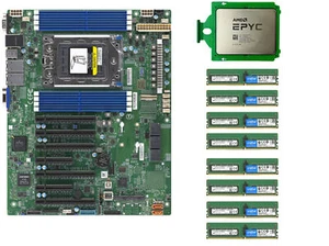 CPU AMD EPYC 7282 + Supermicro H12SSL-I + 2666V ECC REG RAM più scelte - Foto 1 di 11