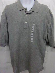 Tommy Hilfiger Mens XXL Short Sleeve Gray Polo Shirt NEW 2XL - Picture 1 of 3