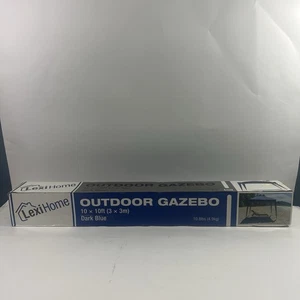 LexiHome 10 x 10Ft outdoor gazebo Dark Blue - Picture 1 of 4