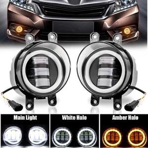 LED Fog Light Turn Signal DRL For Toyota 12-15 Tacoma 09-13 Corolla 09-15 Venza - Bild 1 von 13