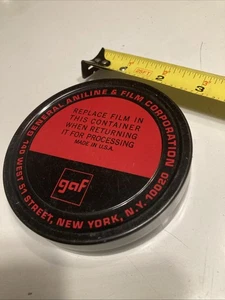 VINTAGE FILM AUFBEWAHRUNGSDOSE 50er General Aniline & Film Corporation New York GAF - Bild 1 von 4