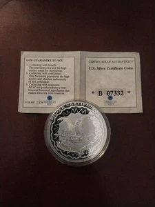 1896 $5 PRESENTING LIGHT BANKNOTE COMMEMORATIVE COIN PROOF - VALUE $79.95 - Picture 1 of 2