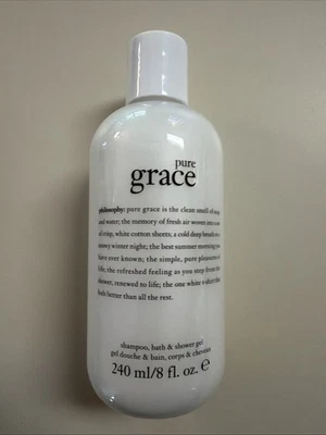 Philosophy ~ Pure Grace Shampoo Bath & Shower Gel 8oz NEW & SEALED - Image 1 of 4