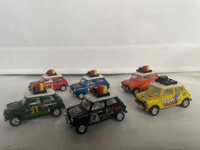 RARE Vintage Mini Cooper Rally Express Roader Kintoy Cars SET OF X 6 MINI COOPER - Image 1 of 4