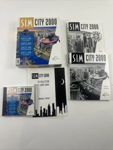 Sim City 2000 BIG BOX CD Collection For Windows 95 And 3.x Edition - 1994 Maxis - Picture 1 of 9