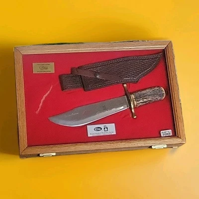 Case Morgan Shepherd Wood Bros Racing Large Bowie Knife Sheath CITGO Display USA - Image 1 of 4
