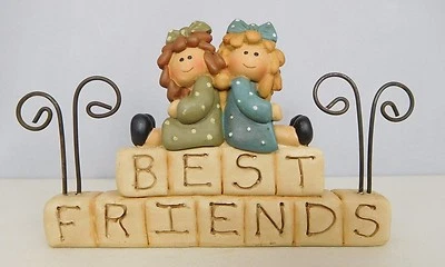 Best Friends - новый резиновый блок с двумя друзьями на нем от Blossom ведро #22727 - Изображение 1 из 4