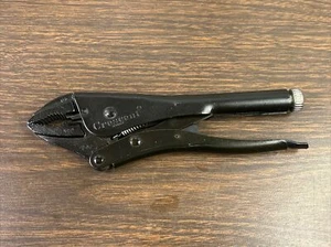 Crescent - Black 10” Curved Jaw Locking Plier - With Cutter - B10C - USA - Picture 1 of 13
