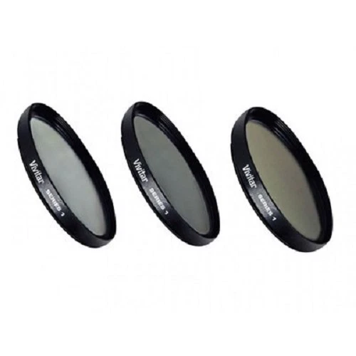 Vivitar 58mm Filter Kit UV/Circular Polarizer/Intensifier-Warming, 3-Piece - Image 1 of 1