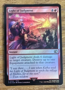 MTG Final Fantasy, Light of Judgment Foil - Picture 1 of 1