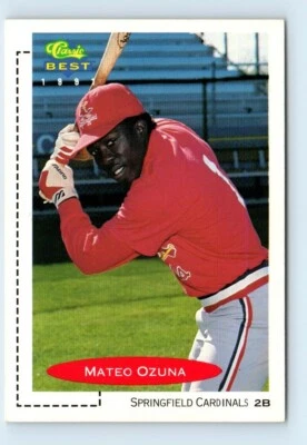 1991 Classic Best Springfield Cardinals Mateo Ozuna Springfield Cardinals #21 - Image 1 of 2