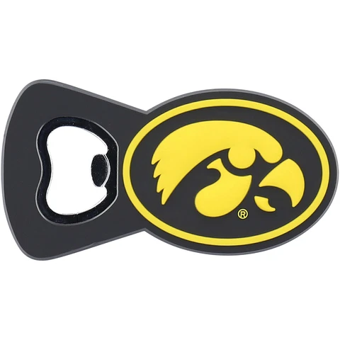 Iowa Hawkeyes Team Magnet Bottle Opener Cover
