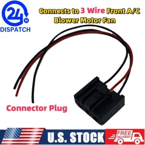 AC Blower Motor Connector Plug Wiring Harness Pigtail For 14-18 Jeep Wrangler JK - Picture 1 of 7