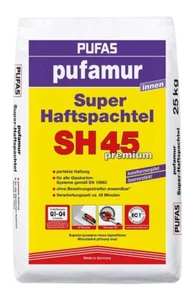 Spachtelmasse Gips Super Haftspachtel SH45 Pufas Pufamur 25 kg - Bild 1 von 1