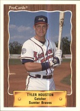 1990 Sumter Braves ProCards #2436 Tyler Houston - NM-MT