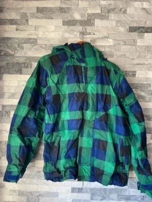 Men s VANS Ski Snowboard Plaid Jacket-Blue, Green-Size Medium - Image 1 of 4