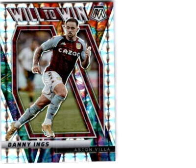2021-22 Mosaic Premier League Will to Win Mosaic #13 Danny Ings  Aston Villa - Image 1 of 2