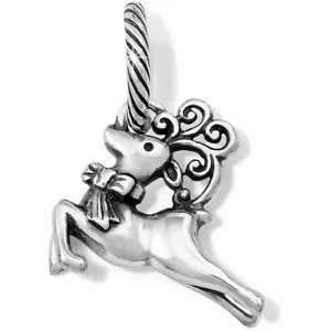 New Brighton DANCER DEER Christmas Reindeer Charm Bead Holiday Christmas - Picture 1 of 1