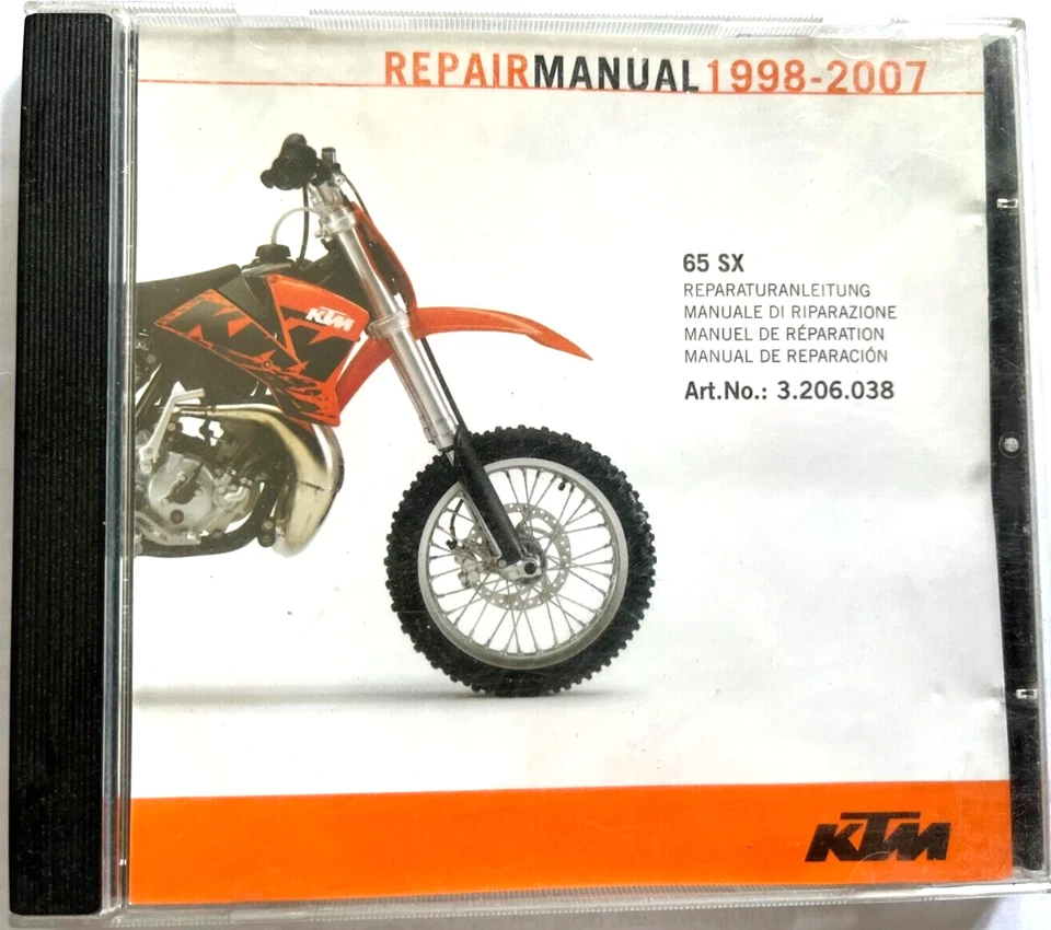 CD Manual De Taller Taller Libro KTM 65 SX 1998-2007 3.206.038 - Imagen 1 de 1
