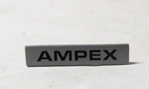 Ampex Metal Product Badge 1 1/4 Inch L X 1/4 Wide - Picture 1 of 2