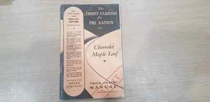 GMH 1941 CHEVROLET & MAPLE-LEAF TRUCK OWNERS MANUAL - Picture 1 of 13