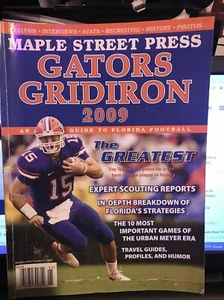 Maple Street Press Gators Gridiron 2009 Special Edition Magazine Program - Picture 1 of 5