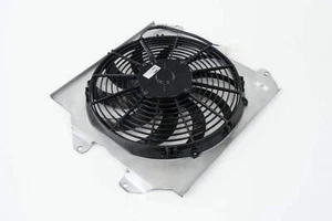 CSF 92-00 Honda Civic All-Aluminum Fan Shroud w/12in SPAL Fan - Imagen 1 de 6