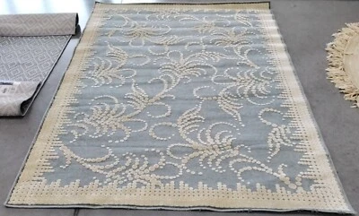 Alfombra de encuadernación dañada AZUL 5'-3" X 7'-6", precio reducido 1172742288 MSR4449S-5 Foto 1 de 4