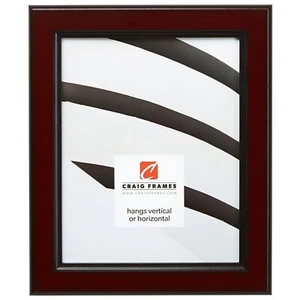 Craig Frames Mossehaus, cornice tradizionale mogano larga 1,375" rosso mogano - Foto 1 di 9
