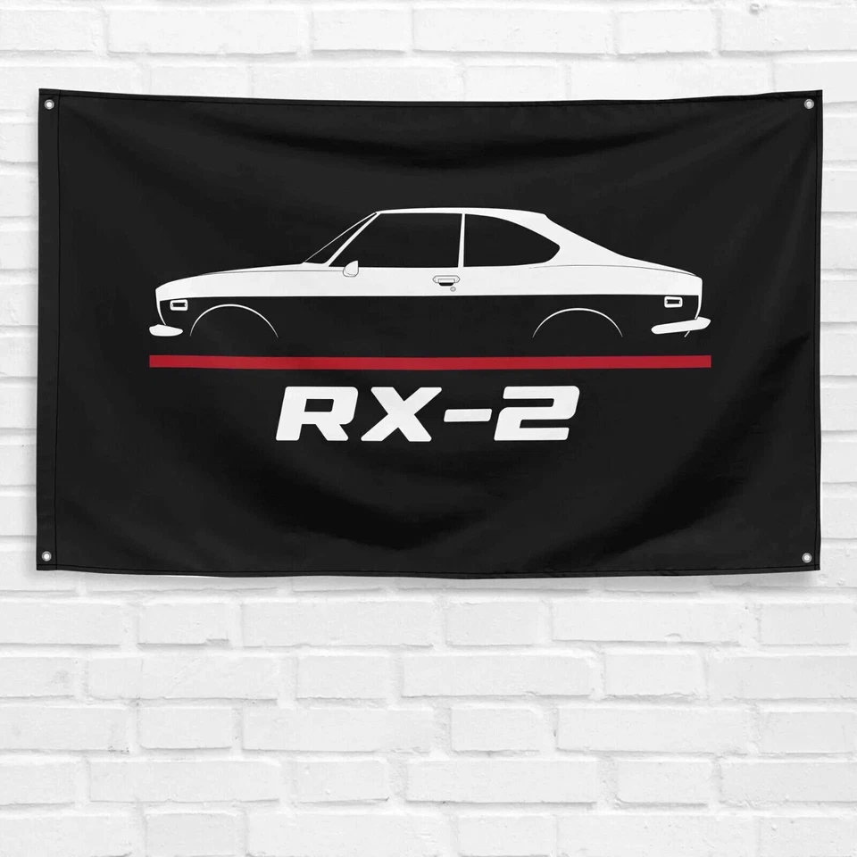 Подарок на день рождения баннер с флагом для энтузиастов Mazda RX-2 1971-1977 3x5 футов - Изображение 1 из 1